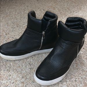 Steve Madden High Top Wedge Sneakers
